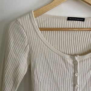 Brandy Melville off-white long sleeve